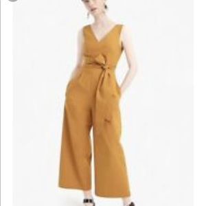 Jcrew Mustard Wrap Jumpsuit